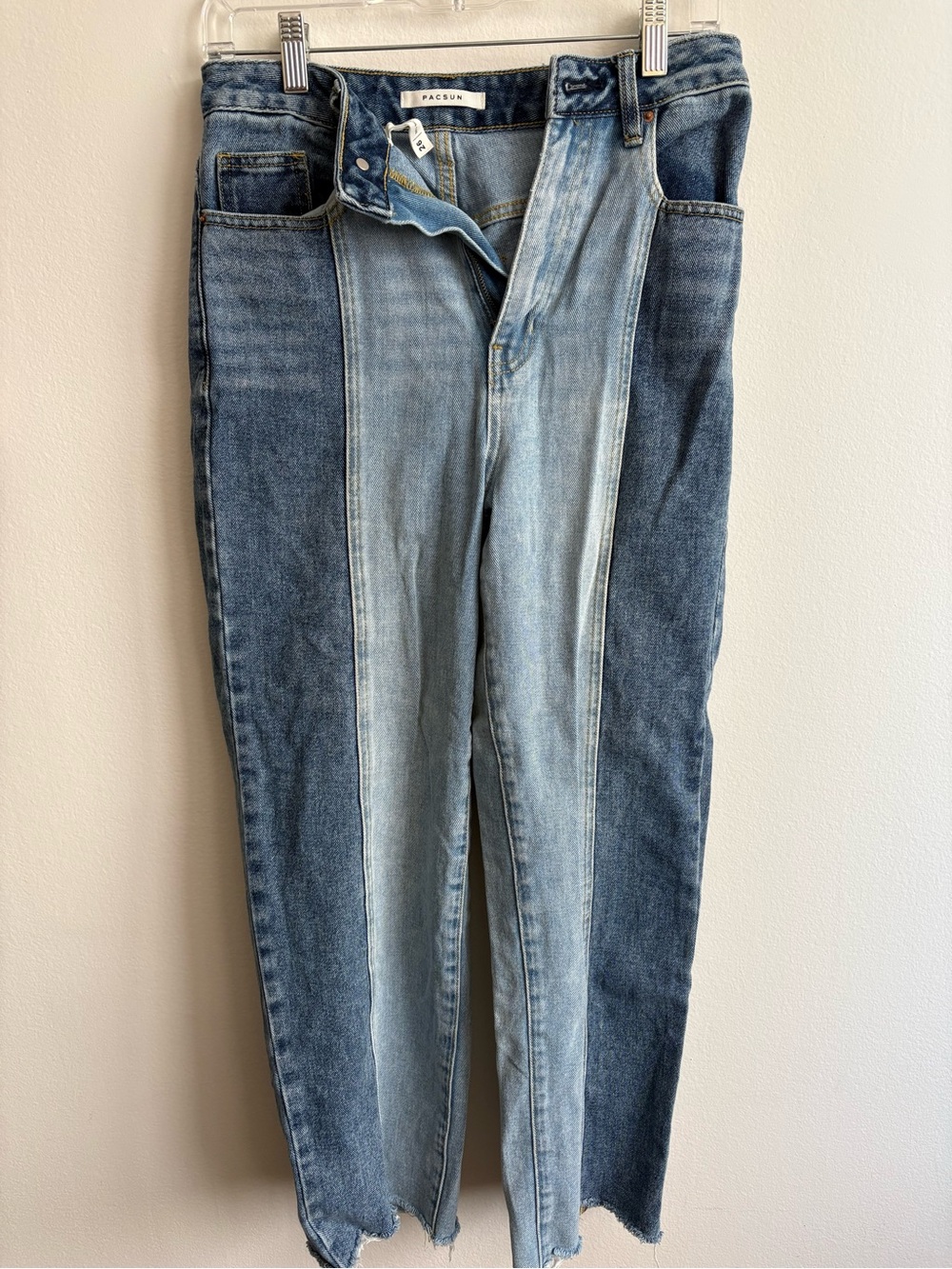 Pacsun Two-Tone High-Waist Jeans